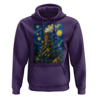 Starry Night Hops Brewery Hoodie Vintage Hops Beer Lover Painterly
