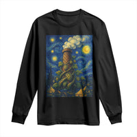 Starry Night Hops Brewery Long Sleeve Shirt Vintage Hops Beer Lover Painterly