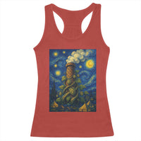 Starry Night Hops Brewery Racerback Tank Top Vintage Hops Beer Lover Painterly