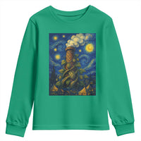 Starry Night Hops Brewery Youth Sweatshirt Vintage Hops Beer Lover Painterly