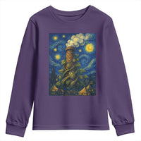 Starry Night Hops Brewery Youth Sweatshirt Vintage Hops Beer Lover Painterly