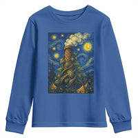 Starry Night Hops Brewery Youth Sweatshirt Vintage Hops Beer Lover Painterly