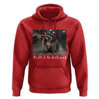 Its Ok To Be Different Jimothy Raccoon Hoodie Funny Short Spine Wildlife
