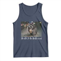 Its Ok To Be Different Jimothy Raccoon Tank Top Funny Short Spine Wildlife