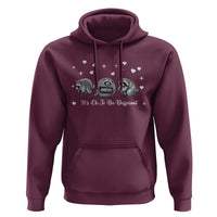 Its Ok To Be Different Jimothy Raccoon Hoodie Cute Trash Panda Viral Animal Lover Gift