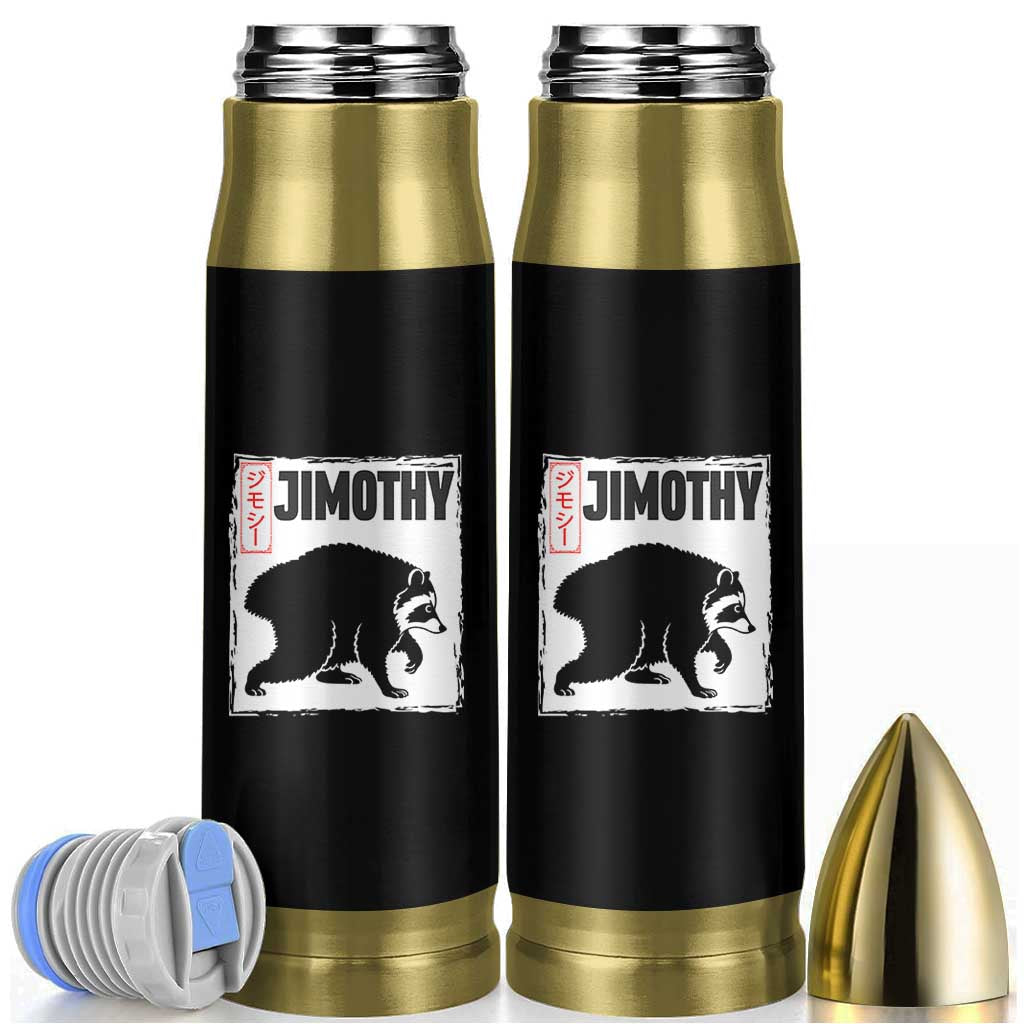 Jimothy The Raccoon Bullet Tumbler Japanese Style Trash Panda Graphic