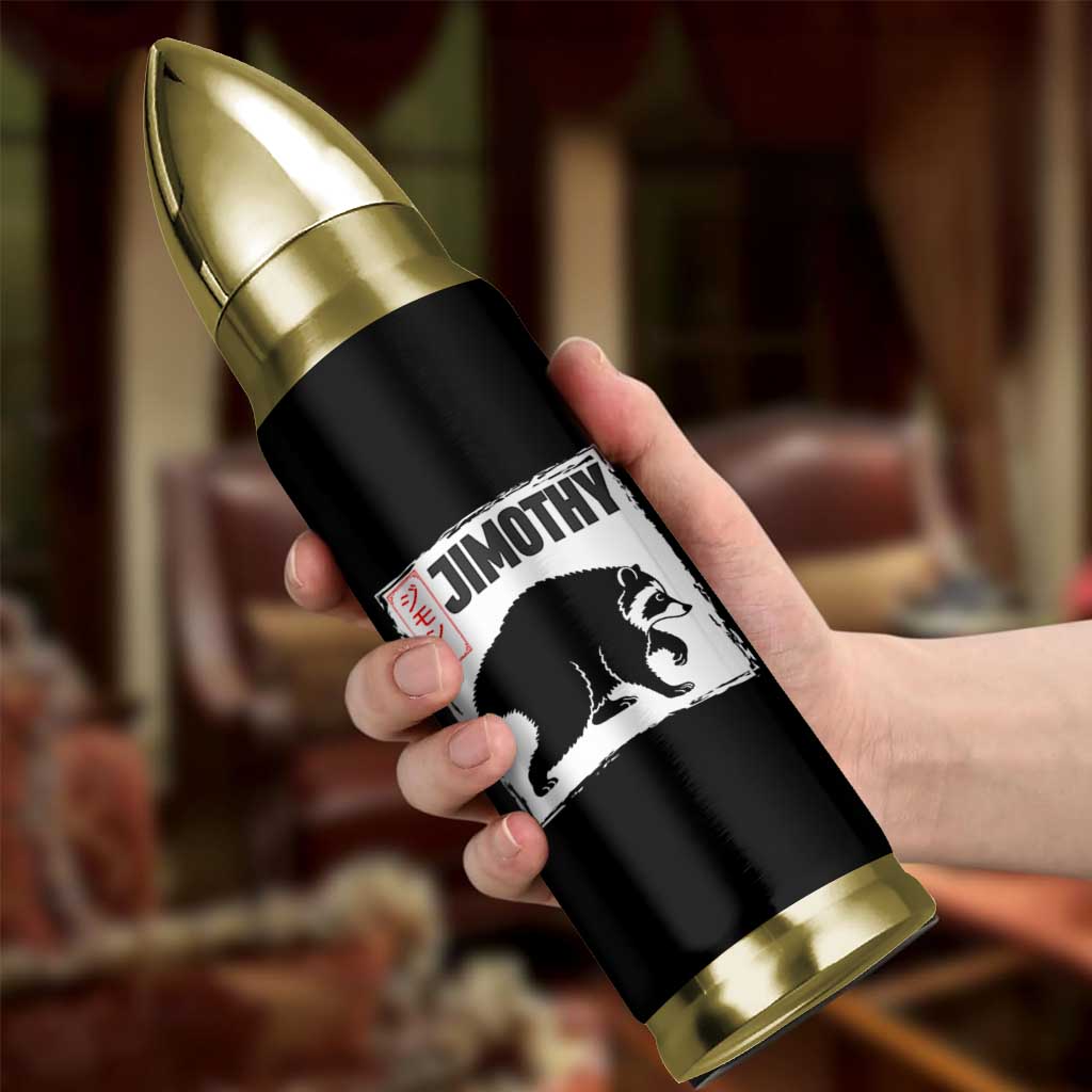 Jimothy The Raccoon Bullet Tumbler Japanese Style Trash Panda Graphic