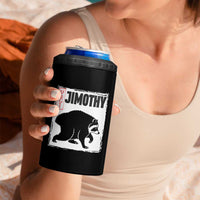 Jimothy The Raccoon 4 in 1 Can Cooler Tumbler Japanese Style Trash Panda Graphic