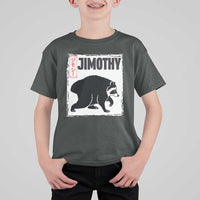 Jimothy The Raccoon T Shirt For Kid Japanese Style Trash Panda Graphic