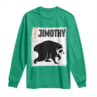 Jimothy The Raccoon Long Sleeve Shirt Japanese Style Trash Panda Graphic
