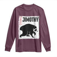 Jimothy The Raccoon Long Sleeve Shirt Japanese Style Trash Panda Graphic