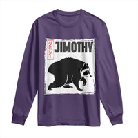 Jimothy The Raccoon Long Sleeve Shirt Japanese Style Trash Panda Graphic