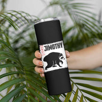 Jimothy The Raccoon Skinny Tumbler Japanese Style Trash Panda Graphic