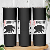 Jimothy The Raccoon Skinny Tumbler Japanese Style Trash Panda Graphic