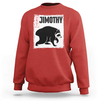 Jimothy The Raccoon Sweatshirt Japanese Style Trash Panda Graphic