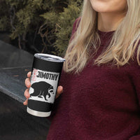 Jimothy The Raccoon Tumbler Cup Japanese Style Trash Panda Graphic