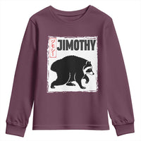 Jimothy The Raccoon Youth Sweatshirt Japanese Style Trash Panda Graphic