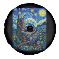 Seattle Trash Panda Starry Night Graphic Spare Tire Cover Funny Short King Raccoon