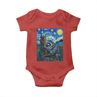 Seattle Trash Panda Starry Night Graphic Baby Onesie Funny Short King Raccoon