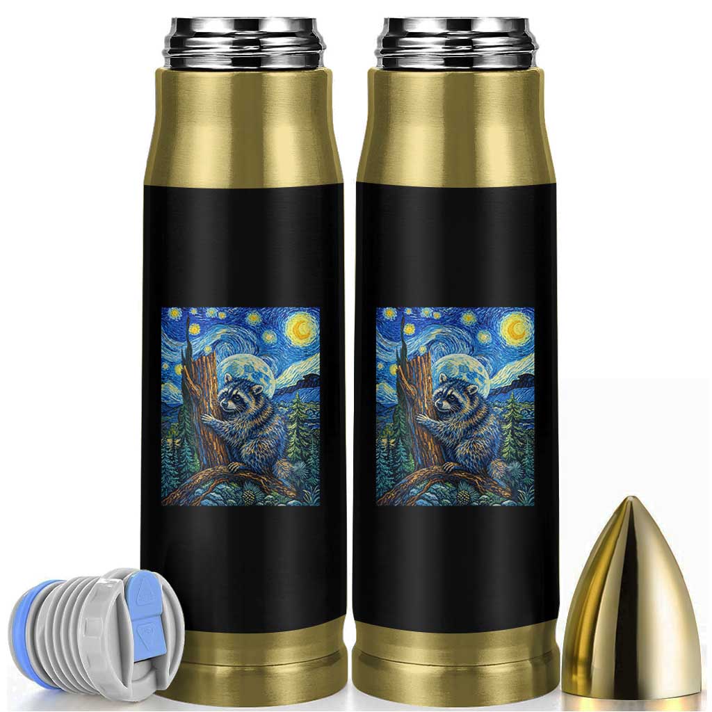 Seattle Trash Panda Starry Night Graphic Bullet Tumbler Funny Short King Raccoon