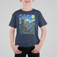 Seattle Trash Panda Starry Night Graphic T Shirt For Kid Funny Short King Raccoon