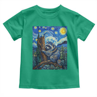 Seattle Trash Panda Starry Night Graphic Toddler T Shirt Funny Short King Raccoon