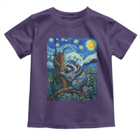 Seattle Trash Panda Starry Night Graphic Toddler T Shirt Funny Short King Raccoon