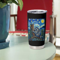 Seattle Trash Panda Starry Night Graphic Tumbler Cup Funny Short King Raccoon