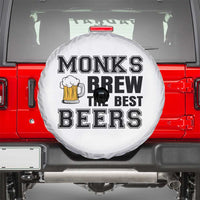 Monks Brew The Best Beers Spare Tire Cover Funny Craft Beer Brewer
