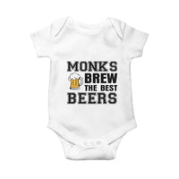 Monks Brew The Best Beers Baby Onesie Funny Craft Beer Brewer