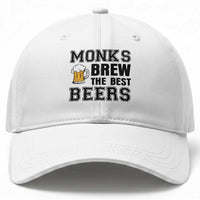 Monks Brew The Best Beers Baseball Cap Funny Craft Beer Brewer