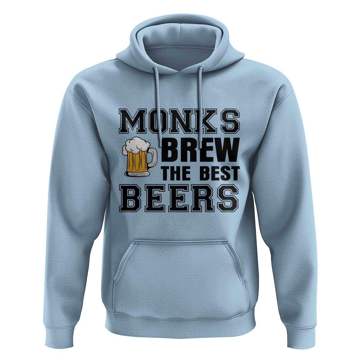 Monks Brew The Best Beers Hoodie Funny Craft Beer Brewer