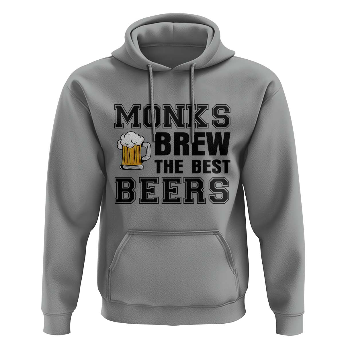 Monks Brew The Best Beers Hoodie Funny Craft Beer Brewer