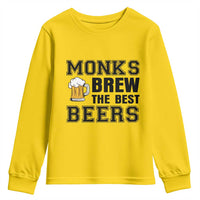 Monks Brew The Best Beers Youth Sweatshirt Funny Craft Beer Brewer