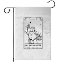 The Brewmaster Tarot Card Garden Flag Vintage Craft Beer Monk Brewery Art