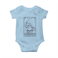 The Brewmaster Tarot Card Baby Onesie Vintage Craft Beer Monk Brewery Art