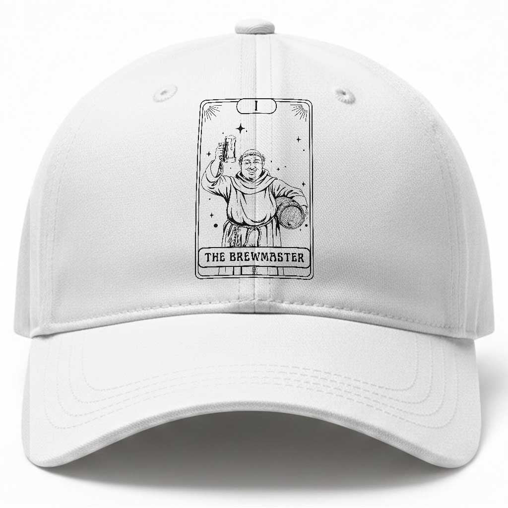 The Brewmaster Tarot Card Baseball Cap Vintage Craft Beer Monk Brewery Art