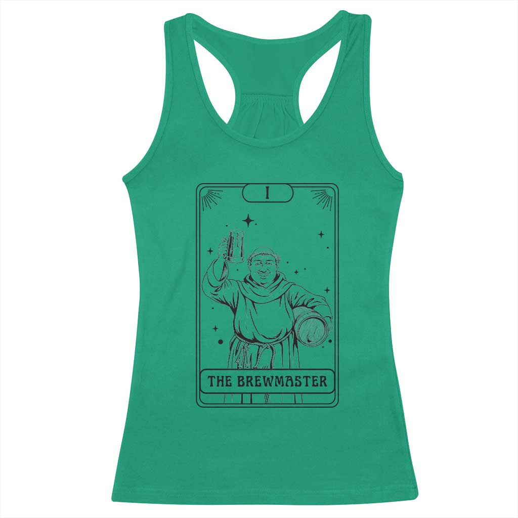 The Brewmaster Tarot Card Racerback Tank Top Vintage Craft Beer Monk Brewery Art
