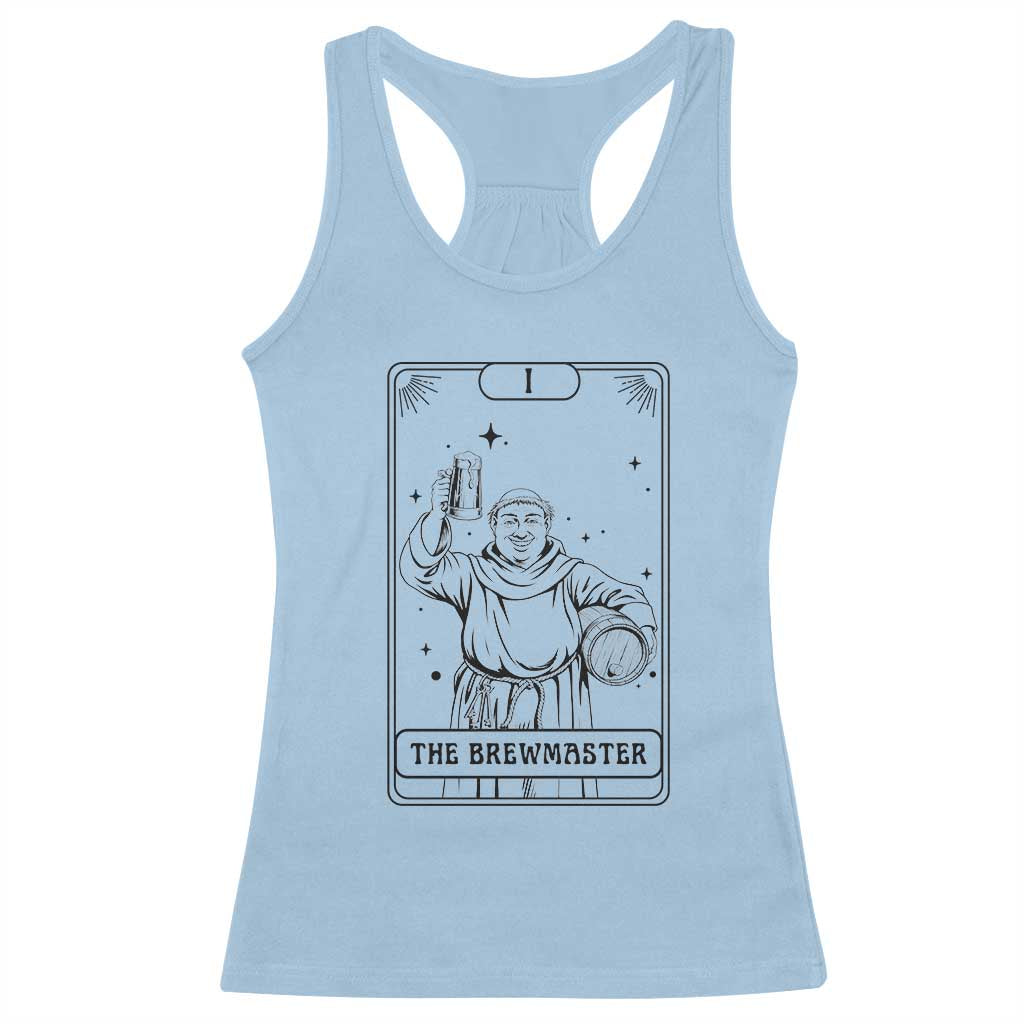 The Brewmaster Tarot Card Racerback Tank Top Vintage Craft Beer Monk Brewery Art