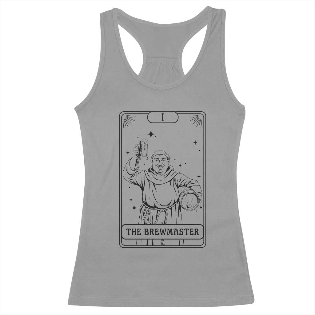The Brewmaster Tarot Card Racerback Tank Top Vintage Craft Beer Monk Brewery Art