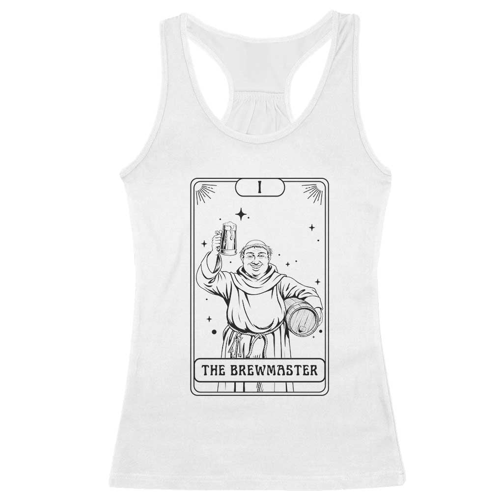 The Brewmaster Tarot Card Racerback Tank Top Vintage Craft Beer Monk Brewery Art