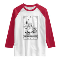 The Brewmaster Tarot Card Raglan Shirt Vintage Craft Beer Monk Brewery Art