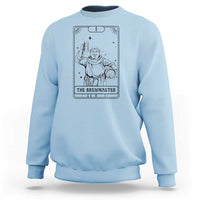 The Brewmaster Tarot Card Sweatshirt Vintage Craft Beer Monk Brewery Art
