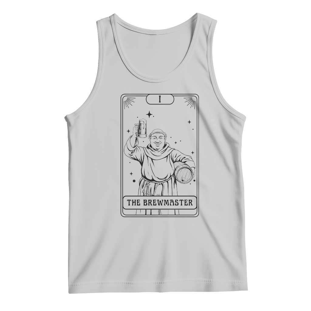 The Brewmaster Tarot Card Tank Top Vintage Craft Beer Monk Brewery Art
