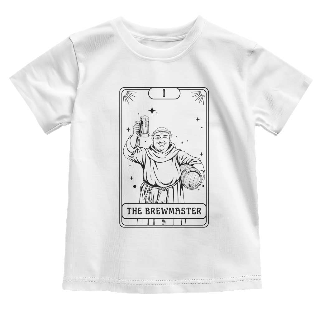 The Brewmaster Tarot Card Toddler T Shirt Vintage Craft Beer Monk Brewery Art
