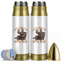 Abraham Lincoln Lifes Better With Beer Bullet Tumbler Funny American President Beer Lover