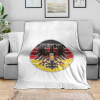 German Eagle Beer Lover Throw Blanket Vintage Bavarian Oktoberfest Beer