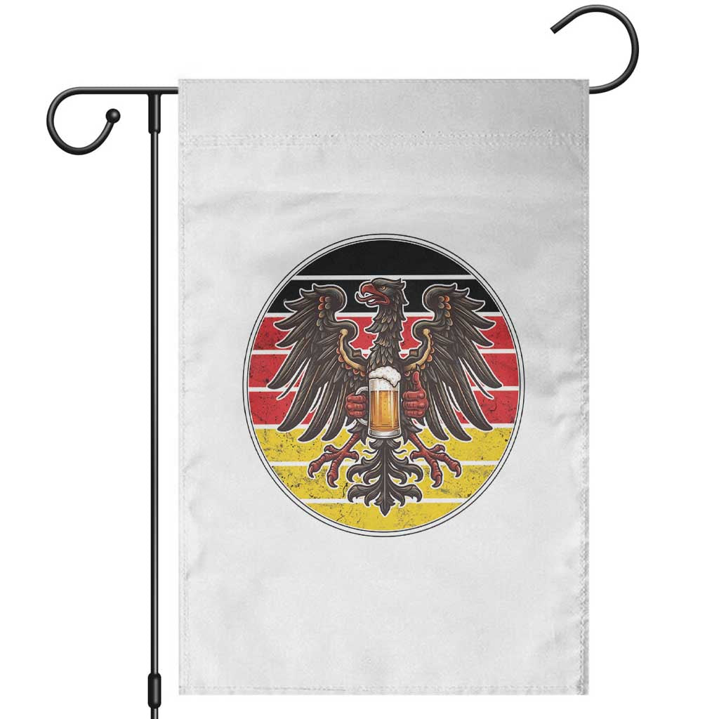 German Eagle Beer Lover Garden Flag Vintage Bavarian Oktoberfest Beer