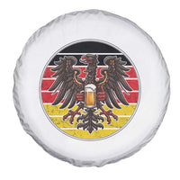 German Eagle Beer Lover Spare Tire Cover Vintage Bavarian Oktoberfest Beer