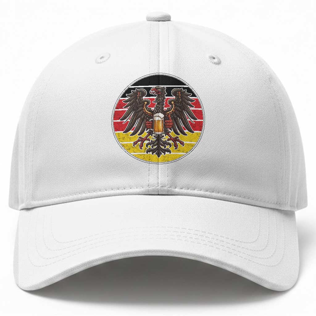 German Eagle Beer Lover Baseball Cap Vintage Bavarian Oktoberfest Beer